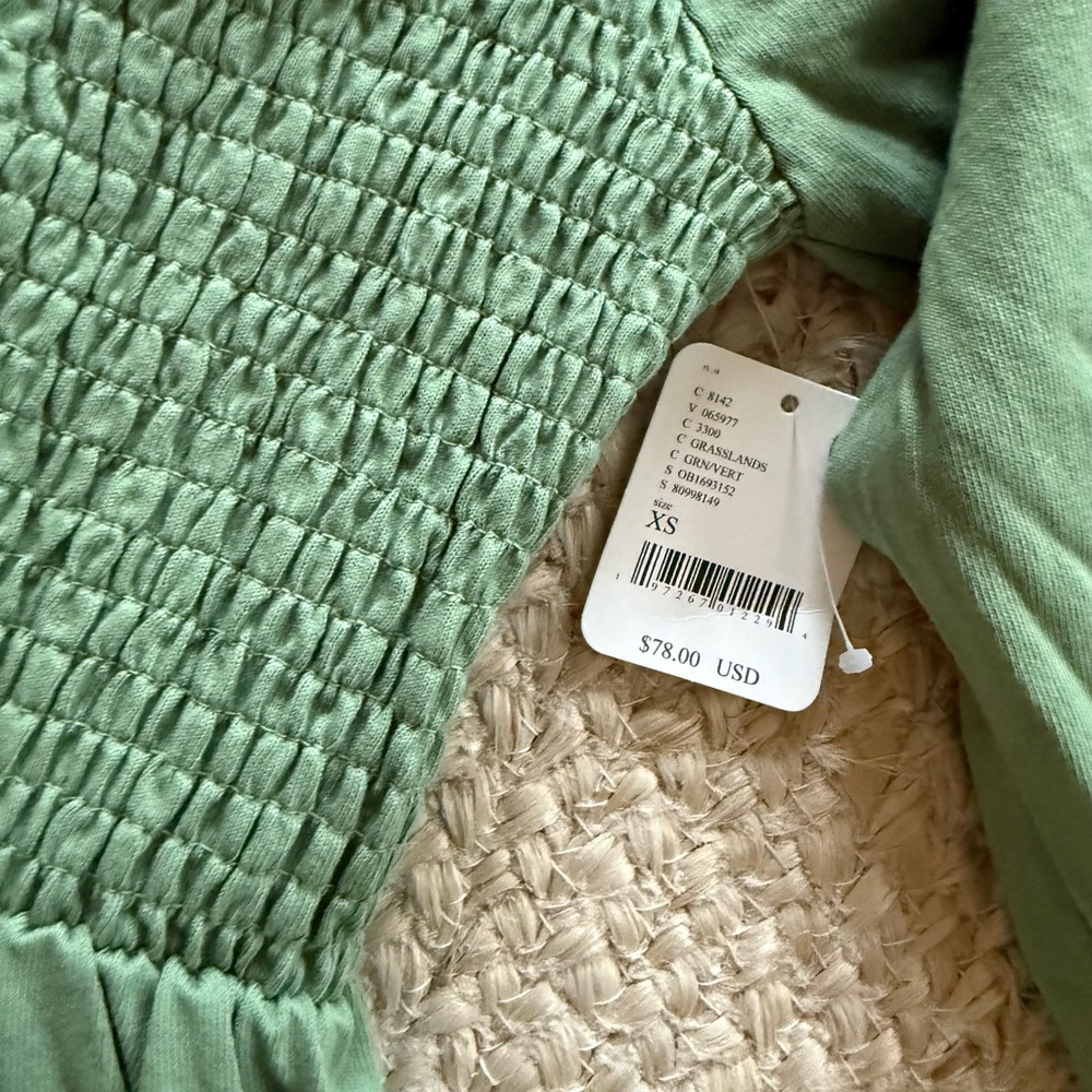 NWT Free People XS Spring Green Dress, perfect! - Picture 3 of 4